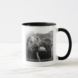 Taza Caballos sonrientes de las imágenes el   de Getty