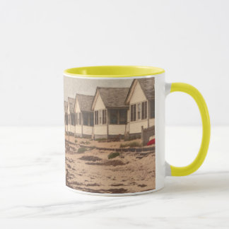 Taza cabañas de la playa