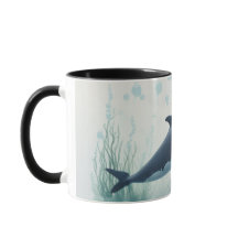 Cabeza blanca submarina de ballena