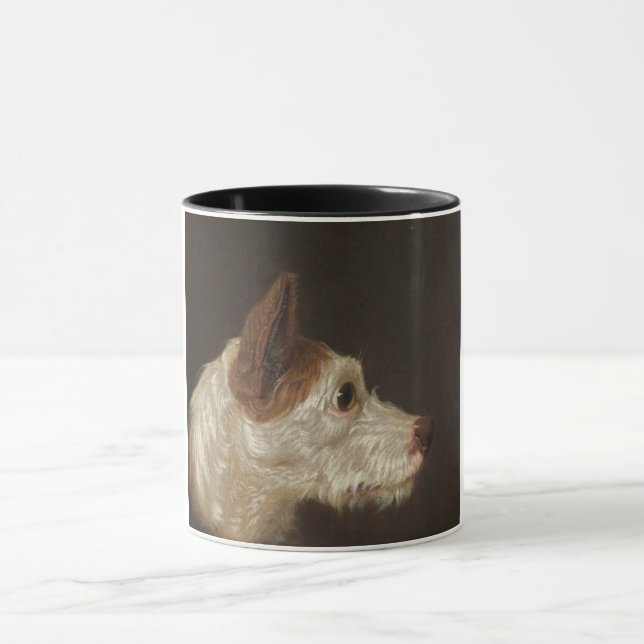 Taza Cabeza de Perro Terrier (por James Ward) (Centro)