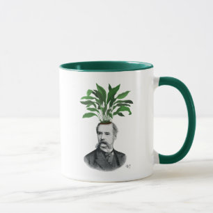 Taza Cabeza de planta Aspidistra