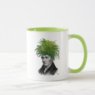 Taza Cabeza de planta de cabeza de hierro