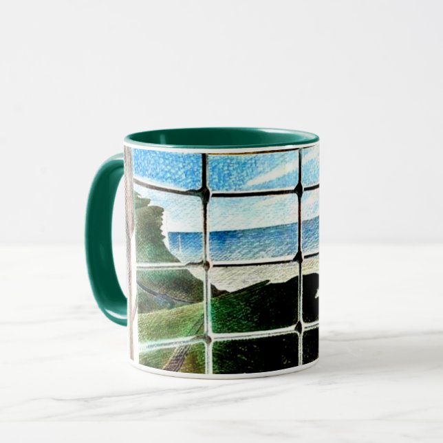 Taza Cabeza de playa del faro Belle Tout,  (Anverso izquierdo)