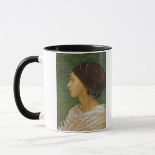Taza Cabeza de una mujer del mulato, 1861 (el aceite en