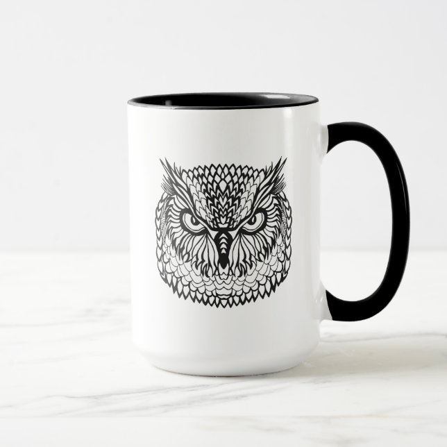 Taza Cabeza del búho de Eagle del estilo (Derecha)