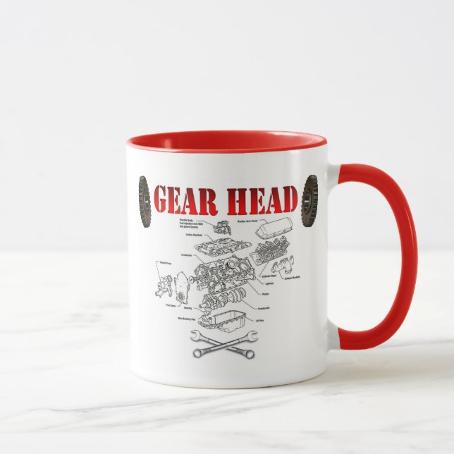 TAZA CABEZA DEL ENGRANAJE (Derecha)