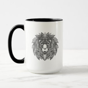 Taza Cabeza inspirada 4 del león