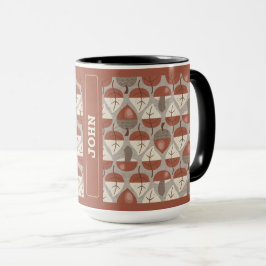 Taza Cabincore Autumnal Stripes
