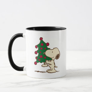 Taza Cacahuetes   Árbol de Navidad Snoopy