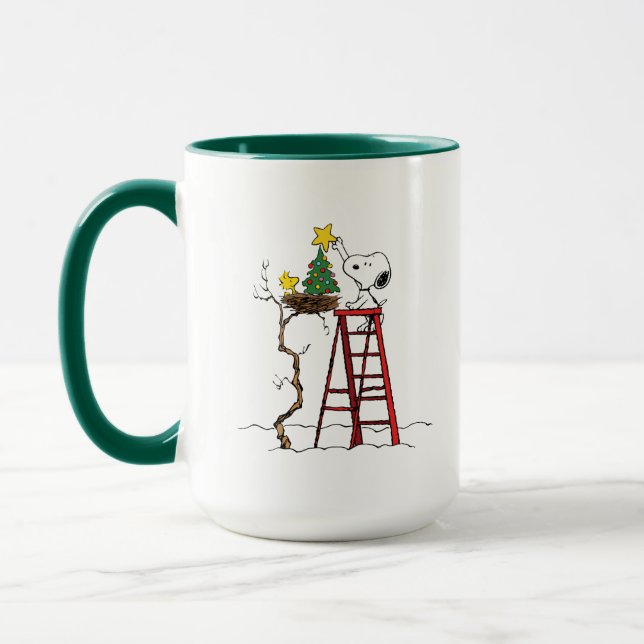 Taza Cacahuetes | Árbol de Navidad Snoopy & Woodstock (Izquierda)