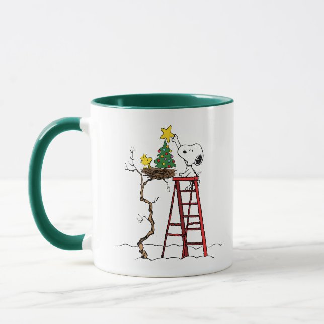 Taza Cacahuetes | Árbol de Navidad Snoopy & Woodstock (Izquierda)