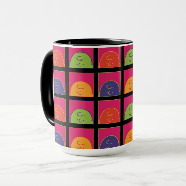 Taza Cacahuetes | Arte pop moderno es Charlie Brown (Anverso izquierdo)