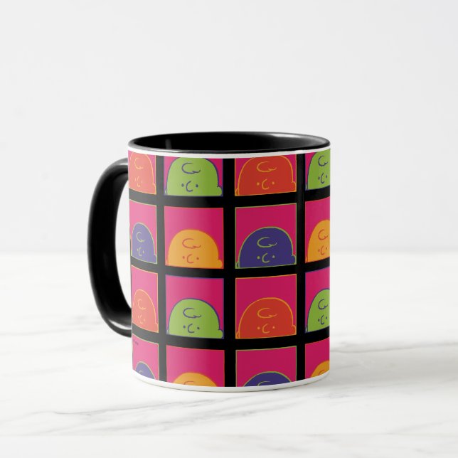 Taza Cacahuetes | Arte pop moderno es Charlie Brown (Anverso izquierdo)