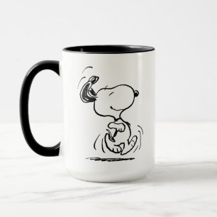 Taza Cacahuetes   Baile Snoopy Happy