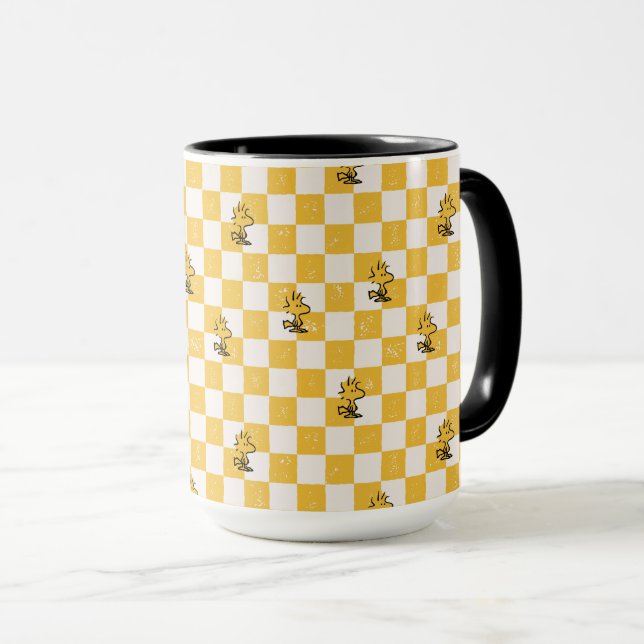 Taza Cacahuetes | Bandera de Woodstock Check (Anverso derecho)