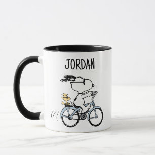 Taza Cacahuetes   Bicicleta Snoopy & Woodstock
