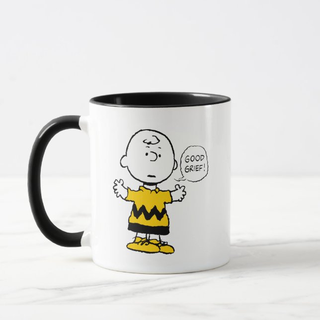 Taza Cacahuetes | Buen dolor Charlie Brown (Izquierda)