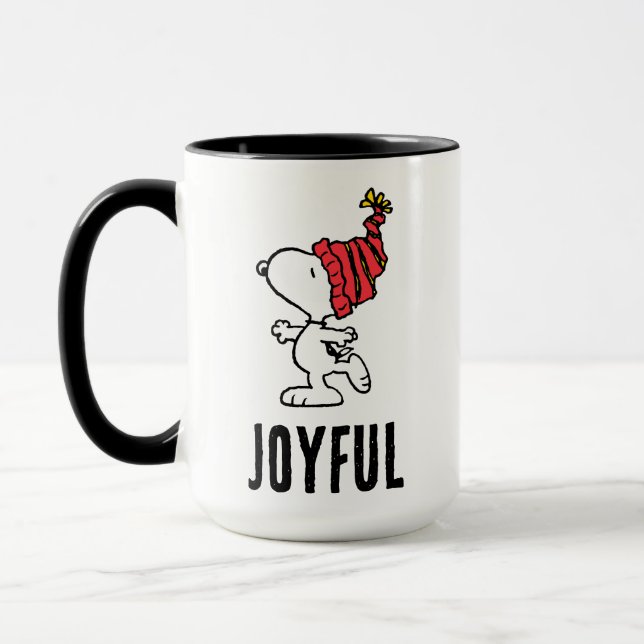 Taza Cacahuetes | Capa de Beanie de Invierno Snoopy (Izquierda)