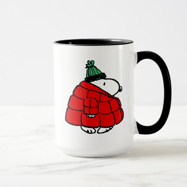 Taza Cacahuetes | Chaqueta Snoopy Red Puffer (Derecha)