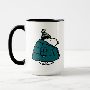 Taza Cacahuetes Chaqueta Snoopy Winter Puffer
