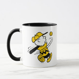 Taza Cacahuetes   Charlie Brown en Bat