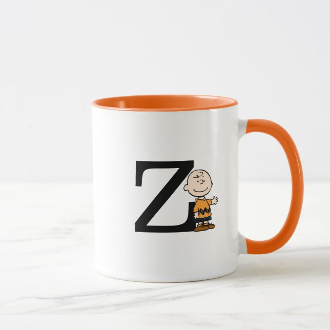 Taza Cacahuetes | Charlie Brown Monograma Z (Derecha)
