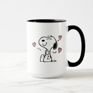 Taza Cacahuetes   Corazones Snoopy
