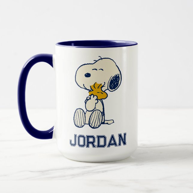 Taza Cacahuetes en flor | Añadir su nombre (Izquierda)