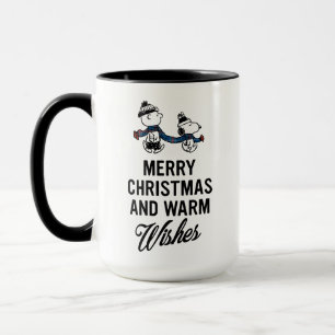 Taza Cacahuetes Feliz Navidad Snoopy y Charlie Brown
