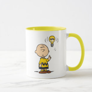 Taza Cacahuetes   Idea de Charlie Brown sobre la bombil