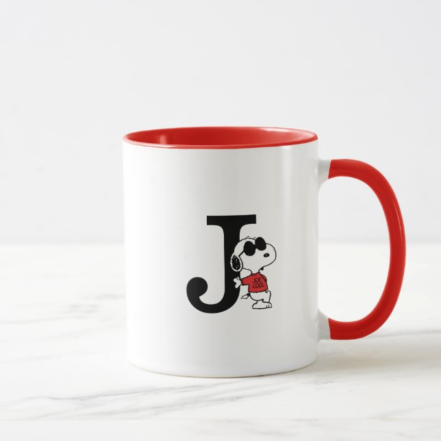Taza Cacahuetes | "Joe Guay" Standing | Monograma J (Derecha)