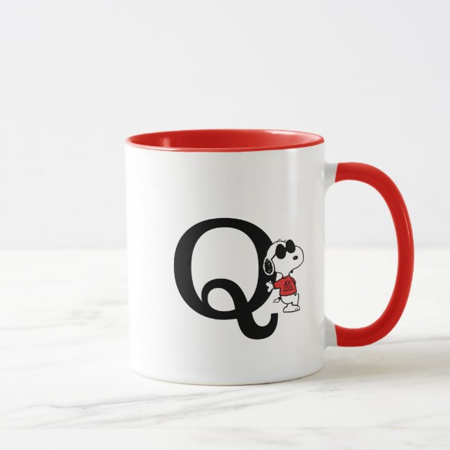 Taza Cacahuetes | "Joe Guay" Standing | Monograma Q (Derecha)