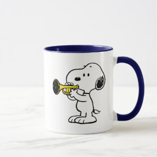 Taza Cacahuetes Jugador de trompeta Snoopy