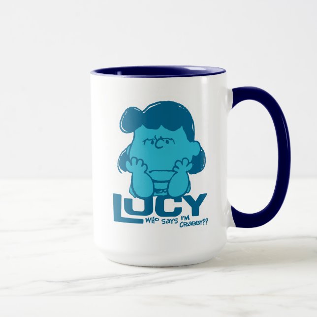 Taza Cacahuetes | Lucy ¿Quién dice que soy cangrejo? (Derecha)