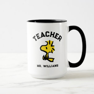 Taza Cacahuetes   Maestra de Woodstock con visión de fu