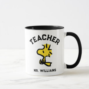 Taza Cacahuetes   Maestra de Woodstock con visión de fu