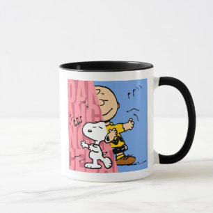 Taza Cacahuetes   Media danza Snoopy y Charlie Brown