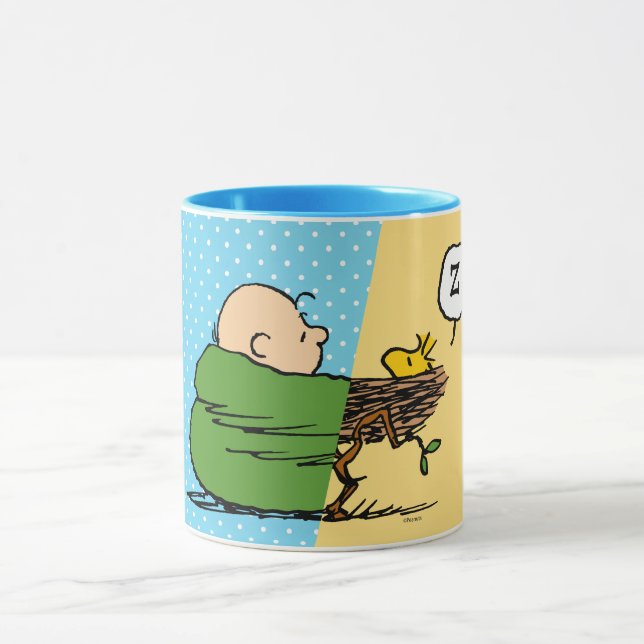 Taza Cacahuetes | Media y media de Charlie Brown y Wood (Centro)
