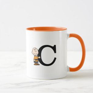 Taza Cacahuetes   Monograma C de Charlie Brown