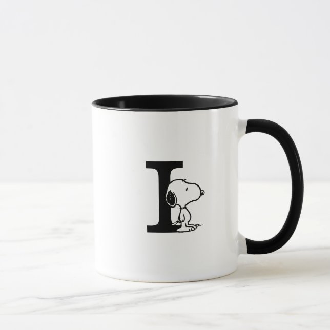 Taza Cacahuetes | Monograma I de Snoopy (Derecha)