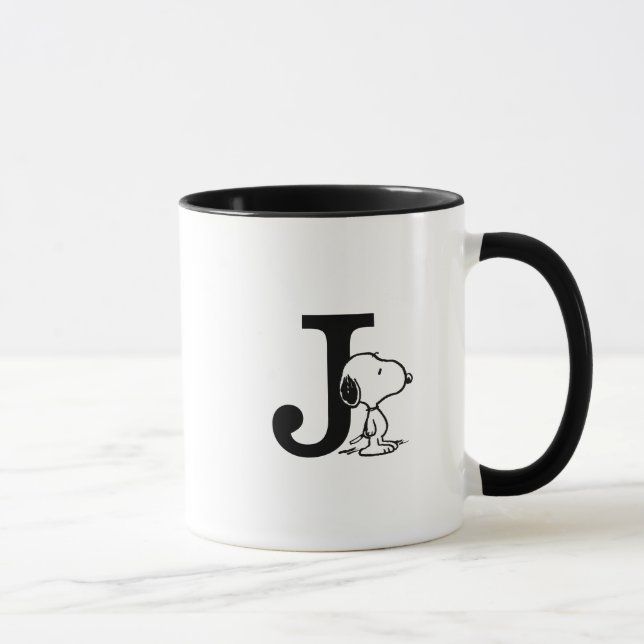 Taza Cacahuetes | Monograma J de Snoopy (Derecha)
