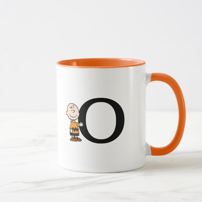 Taza Cacahuetes | Monograma O de Charlie Brown (Derecha)