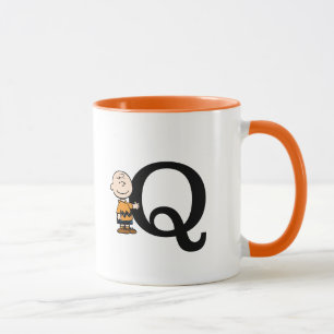 Taza Cacahuetes Monograma Q de Charlie Brown