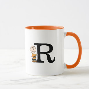 Taza Cacahuetes Monograma R de Charlie Brown