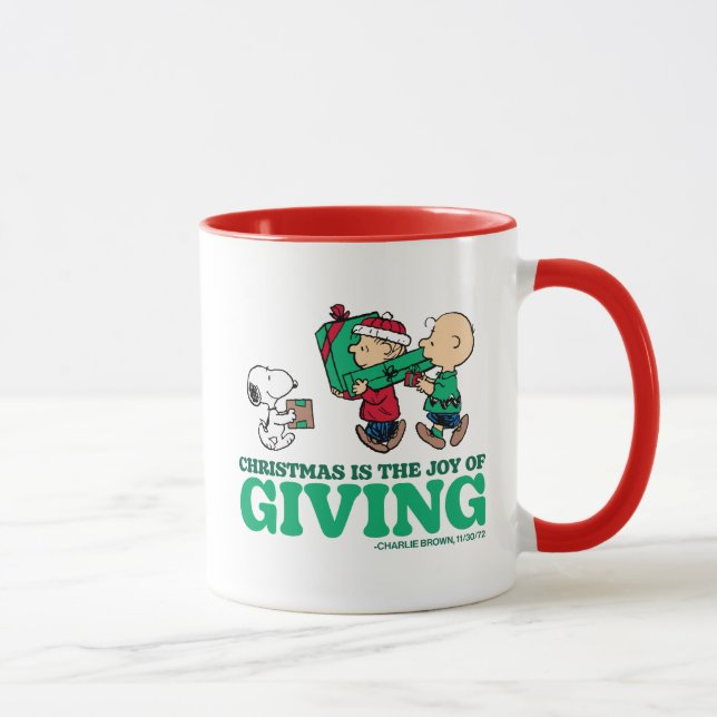 Taza Cacahuetes | Navidades es la alegría de dar (Derecha)
