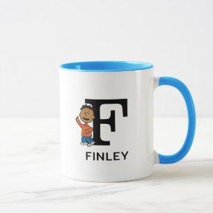 Taza Cacahuetes   Nombre de Franklin y Monograma F