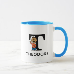 Taza Cacahuetes   Nombre de Franklin y Monograma T
