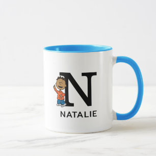 Taza Cacahuetes   Nombre y Monograma de Franklin N