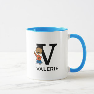 Taza Cacahuetes   Nombre y Monograma de Franklin V