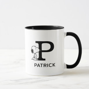 Taza Cacahuetes   Nombre y Monograma de sonda P